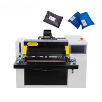 Machine de scellage automatique verticale DFD40TI en plastique noir pour l'emballage de produits chimiques et de vêtements en sachets et pochettes