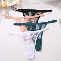 Pabrik FINETOO Grosir Desain Baru Celana Dalam Wanita Berenda dengan Sabuk Berhuruf Super Seksi, Thong Nyaman untuk Wanita, T-back Seksi untuk Remaja Putri