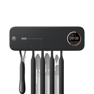 Stérilisateur de brosses à dents mural en ABS avec LED UVC, accessoire de salle de bain pour usage domestique, support de brosses à dents pour stérilisation - Product Image 1