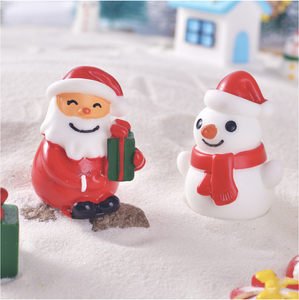 <span class=keywords><strong>Feliz</strong></span> <span class=keywords><strong>Navidad</strong></span> decoración Santa Claus Reno muñeco de nieve figuras figurita Micro paisaje accesorios para el hogar Jardín de hadas en miniatura - Product Image 5