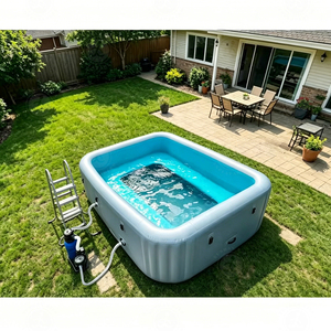 Piscina Inflable Prefabricada, Piscina Gonflable para Uso Residencial, Fácil <span class=keywords><strong>de</strong></span> Instalar, Piscina Inflable Interior y Exterior para el Hogar - Product Image 4