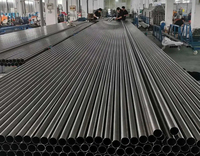 Pipa Titanium Seamless Kelas Industri Gr1 TA2 Gr9 untuk Desalinasi, Diameter Besar, Dinding Tebal, Pembengkokan, Pengelasan, Panjang Sesuai Pesanan