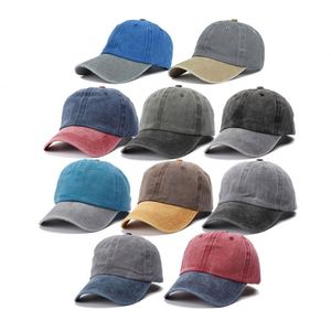 Casquette de baseball personnalisée délavée à l'acide, bicolore, unisexe, style bec de canard, pour l'extérieur, mode, casquette snapback - Product Image 3