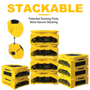 Airguru cấu hình thấp không khí mover Thảm Máy sấy Quạt phẳng Blower với gfci 4 cửa hàng không khí cho thiệt hại nước phục hồi được thực hiện tại Thái Lan - Product Image 6