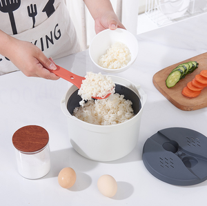 Eco-Friendly Microwave Rice Cooker <strong>Steamer</strong> Pasta Cookware <strong>Set</strong> 2L for Rice Pasta Vegetables - Product Image 2