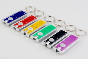 Linterna de Llavero LED Personalizada de Metal Vintage, Mini Antorcha Cuadrada de 12 Lúmenes, Alimentada por Batería, para Camping, Senderismo y Uso de Emergencia - Product Image 3