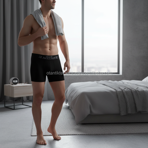 Sexy Mens <b>Boxer</b> Shorts Underwear 100% Cotton Solid Pattern Plus Size Anti-Bacterial Adults Woven - Product Image 3