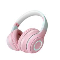 Headset Gaming Lipat Nirkabel Over Ear Hemat Biaya dengan Lampu LED