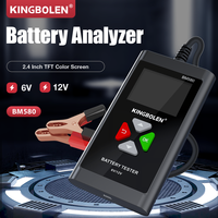 Testeur de batterie de voiture Kingbolen BM560 6V 12V BM580 avec test de démarrage, disponible depuis nos entrepôts USA et UE