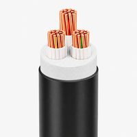 Câble d'alimentation YJV 0,6/1 kV 3 conducteurs, âme en cuivre, isolation XLPE, gaine PVC, 1~400 mm² pour câblage industriel et bâtiment