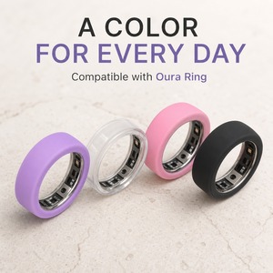 เคสซิลิโคนป้องกันแหวนอัจฉริยะ Oura Ring 5/4 Galaxy Ring RingConn Ultrahuman สีม่วงลาเวนเดอร์ สำหรับโยคะและสุขภาพ นุ่มสบาย - Product Image 4