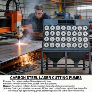 Nouveau dépoussiéreur à jet pulsé avec une efficacité de 99,99 % pour la fabrication métallique et les systèmes de collecte de poussière industrielle - Product Image 2