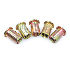 Écrous à riveter moletés Roccps M3 M4 M5 M6 M8 M10 M12, zingués, à filetage métrique, pour la construction - Product Image 2