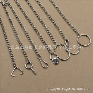 Stainless Steel <b>Hanging</b> <b>Chain</b> With Hook For <b>Basket</b> Bag Ornament 20Cm 30Cm 40Cm 60Cm Silver Color Yiwu Factory - Product Image 4