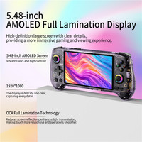 Pour RG557, écran tactile AMOLED de 5,48 pouces, 12 Go + 256 Go de stockage, processeur Dimensity 8300, 8000 jeux intégrés, Wi-Fi, jeu Android