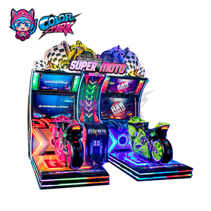 Simulateur de <span class=keywords><strong>Moto</strong></span> <span class=keywords><strong>GP</strong></span> Dynamique à 4 Écrans Colorés, Machine de Jeu d'Arcade à Monnaie - Product Image 4