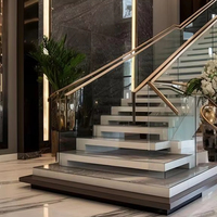 Prima Hochwertige Luxus-Innentreppe mit Designed Steps für Heim projekte Gerade Treppe