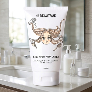 <span class=keywords><strong>Maschera</strong></span> per <span class=keywords><strong>Capelli</strong></span> al Collagene OEM ODM Personalizzata, Trattamento Proteico Riparatore, Idratazione Intensiva per <span class=keywords><strong>Capelli</strong></span> <span class=keywords><strong>Decolorati</strong></span> e Trattati Chimicamente - Product Image 1