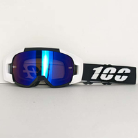 Masque de motocross 100LK LK-HL à dégagement rapide, anti-vent, avec lentille laminée, système Roll-Off, personnalisable pour MX, route, dirt bike, enduro