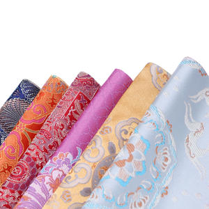 Éclats de tissu en satin jacquard brocart Faux Song, matériaux de conception DIY faits à la main pour peintures de perles, sachets et pochettes à encens - Product Image 4