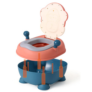 Asiento de entrenamiento para ir al baño para niños con tapa y asa para niños pequeños de 1 a 6 años, diseño de personajes, material PP - Product Image 4