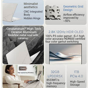 <span class=keywords><strong>Ordinateur</strong></span> portable <span class=keywords><strong>Asus</strong></span> Zenbook14 Ultra7 32G 1TB <span class=keywords><strong>Ordinateur</strong></span> portable Ordinateurs portables 14''/16'' <span class=keywords><strong>pouces</strong></span> 2.8K OLED <span class=keywords><strong>Ordinateur</strong></span> portable pour étudiants et ordinateurs portables pour la maison - Product Image 3