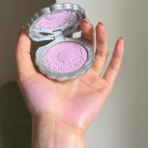 <span class=keywords><strong>Paleta</strong></span> de Rubor en Polvo Mate de Alta Pigmentación, Resistente al Agua, con Diseño de Rosas, para Maquillaje Diario - Product Image 4