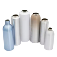 Aérosol en aluminium vide rechargeable peut pulvériser des boîtes en métal avec des valves d'aérosol de BOV pour les produits cosmétiques