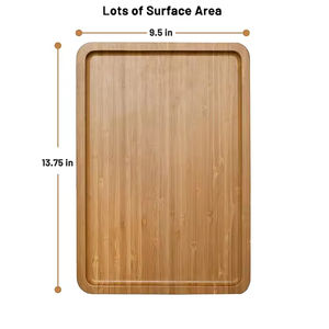 Bamboe Draagbare Stal Sofa Arm Tafel Bank Arm Dienblad Tafel Voor Eten En Drinken Tafel - Product Image 2