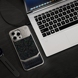 Funda de Aromaterapia con Patrón de Cocodrilo y Costuras de Satén, Diseño Moderno para iPhone 16 Pro Max, Funda de Teléfono al por Mayor para Samsung S25 - Product Image 2