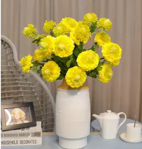 AMK Artificial Bouquet Chrysanthemum Stem Artificial Daisy Home Decoration