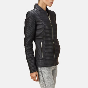 Vestes en cuir de serpent pour femmes à bas prix, imperméables, écologiques, tendance, nouvelle arrivée, quantité personnalisée en gros, automne/hiver - Product Image 3