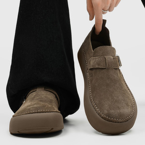 Novedad de Verano 2026: Mocasines para Hombre con Punta Ancha, Suela Blanda, Sin Cordones, Versátiles, Casuales, Cómodos y Elegantes para Uso Diario - Product Image 1