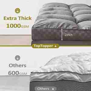 Diseño clásico, Funda de colchón extra gruesa, almohadilla para cama, construcción de colchón plegable de tamaño único - Product Image 3