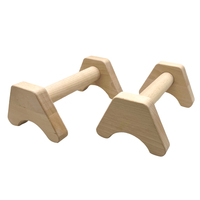 GRASSFIT Gymnastique Exercice Fitness Workout Parallèles en bois Paralettes Barres Bois de hêtre Poignées Push Up Stand Bar