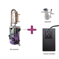 Pour un usage domestique Petite fabrication d'huiles essentielles de fleurs de géranium rose Acheter à fabriqué Machines d'équipement de parfum de distillation d'extraction