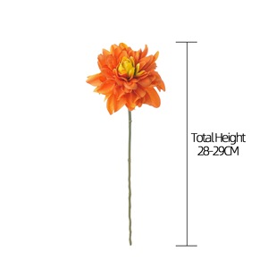 Dalia Artificial Sweet Xun, Flor Artificial de Tallo Único, Decoración para Bodas, Manualidades, Planta Verde, Venta al por Mayor, Comercio Transfronterizo - Product Image 4
