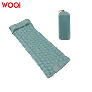 Colchoneta inflable Woqi de 200x62x5 cm, resistente al agua, ligera, para 1 persona, estilo mochila, para viajes, senderismo y escalada. - Product Image 4