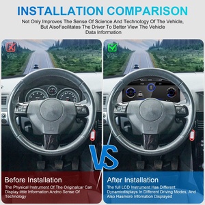 Navihua <b>for</b> Opel Astra 2004-2010 LCD Panel Virtual Cockpit Automotive Electronics Monitor Digital Display Cluster Kilometers - Product Image 4