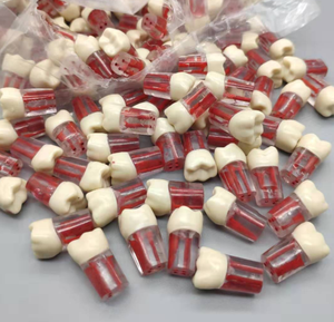 Bloque de entrenamiento para práctica Dental Root Canal Dientes Endodoncia Resina Manual Pulpa abierta Modelo de conducto radicular para tratamiento - Product Image 3