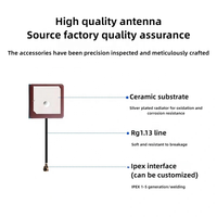 Antenne de patch GPS en céramique active 20x20mm à gain élevé pour la navigation GNSS GLONASS Beidou avec connecteur SMA dans les applications de drone