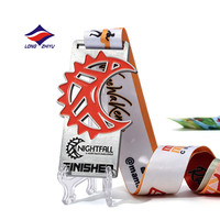 Medallas Deportivas Personalizadas LZY, 20 Años de Experiencia, Diseño Personalizado, Medalla Rítmica con Relieve, Aleación de Zinc Hueca, 3 Colores de Baño Metálico