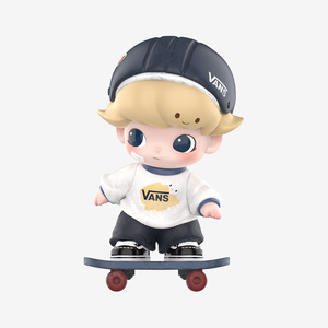 Figura Coleccionable Auténtica POP MART DIMOO WORLD X <span class=keywords><strong>VANS</strong></span> Ride the Dream, Juguete Artístico de Skateboard Boy, Regalo, Adorno de Escritorio - Product Image 2