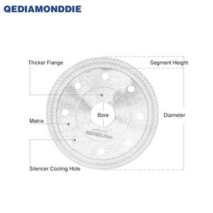 Lame de scie circulaire diamantée X Turbo pour marbre et granit - Product Image 4