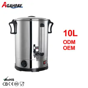 household electrical Commercial party Instant Heating Coffee Urn 10L hot water boiler price