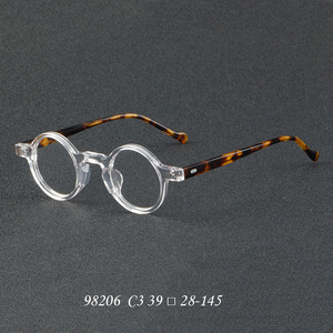 Kính đọc sách gọng tròn nhỏ cổ điển, logo tùy chỉnh, chất liệu acetate cao cấp, chống ánh sáng xanh dành cho nam nữ, thời trang. - Product Image 5