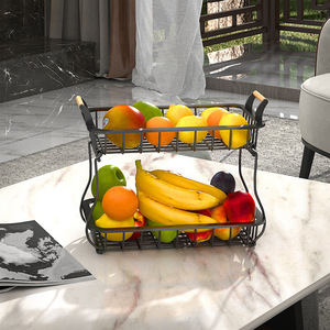<span class=keywords><strong>Panier</strong></span> de rangement pour comptoir de cuisine <span class=keywords><strong>Panier</strong></span> à fruits et légumes à plusieurs niveaux <span class=keywords><strong>Panier</strong></span> à fruits durable et pratique - Product Image 2