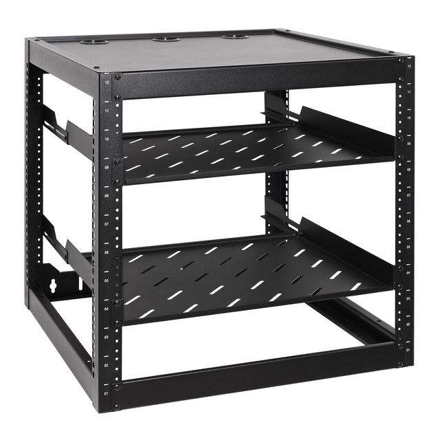 Custom Yuchi Stainless Steel Industrial Sheet Metal Fabrication Sturdy Mounted 10U 12U 16U 20U Network Server Rack Open Frame