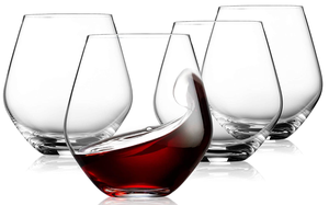 <span class=keywords><strong>Verres</strong></span> à <span class=keywords><strong>vin</strong></span> sans tiges, verre à <span class=keywords><strong>vin</strong></span> européen, 17oz, ensemble de <span class=keywords><strong>4</strong></span> Tasse pour mariage et anniversaire, accessoire de mode - Product Image 2
