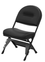 Chaise de sport portable pliable pour activités extérieures, chaise VIP personnalisée rembourrée pour assise au sol imbriquée, chaise de stade pour équipes sportives